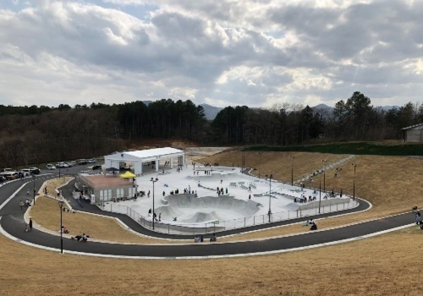 国際大会が開けるスケート・BMXパーク