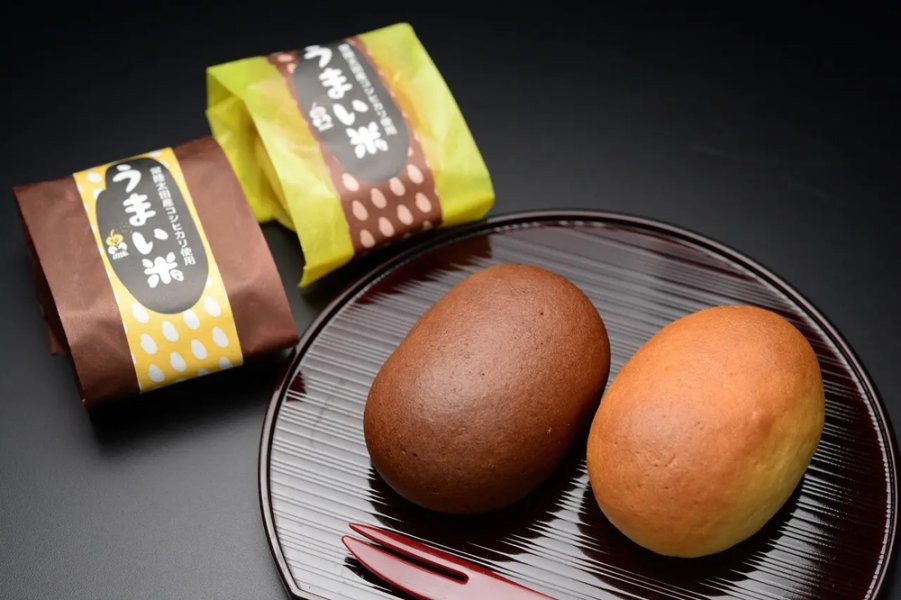 常陸太田産コシヒカリを使用した焼き菓子「うまい米」